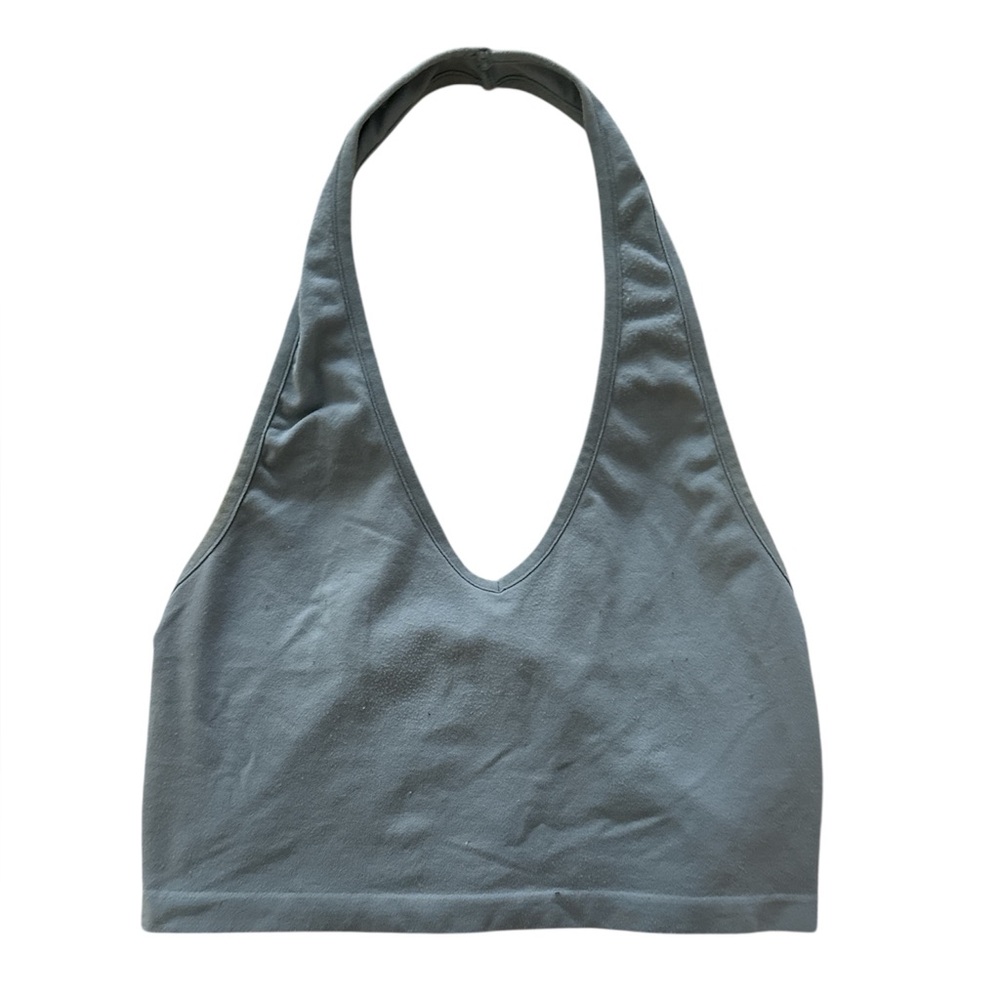 PacSun Blue Crop Top Seamless Racerback